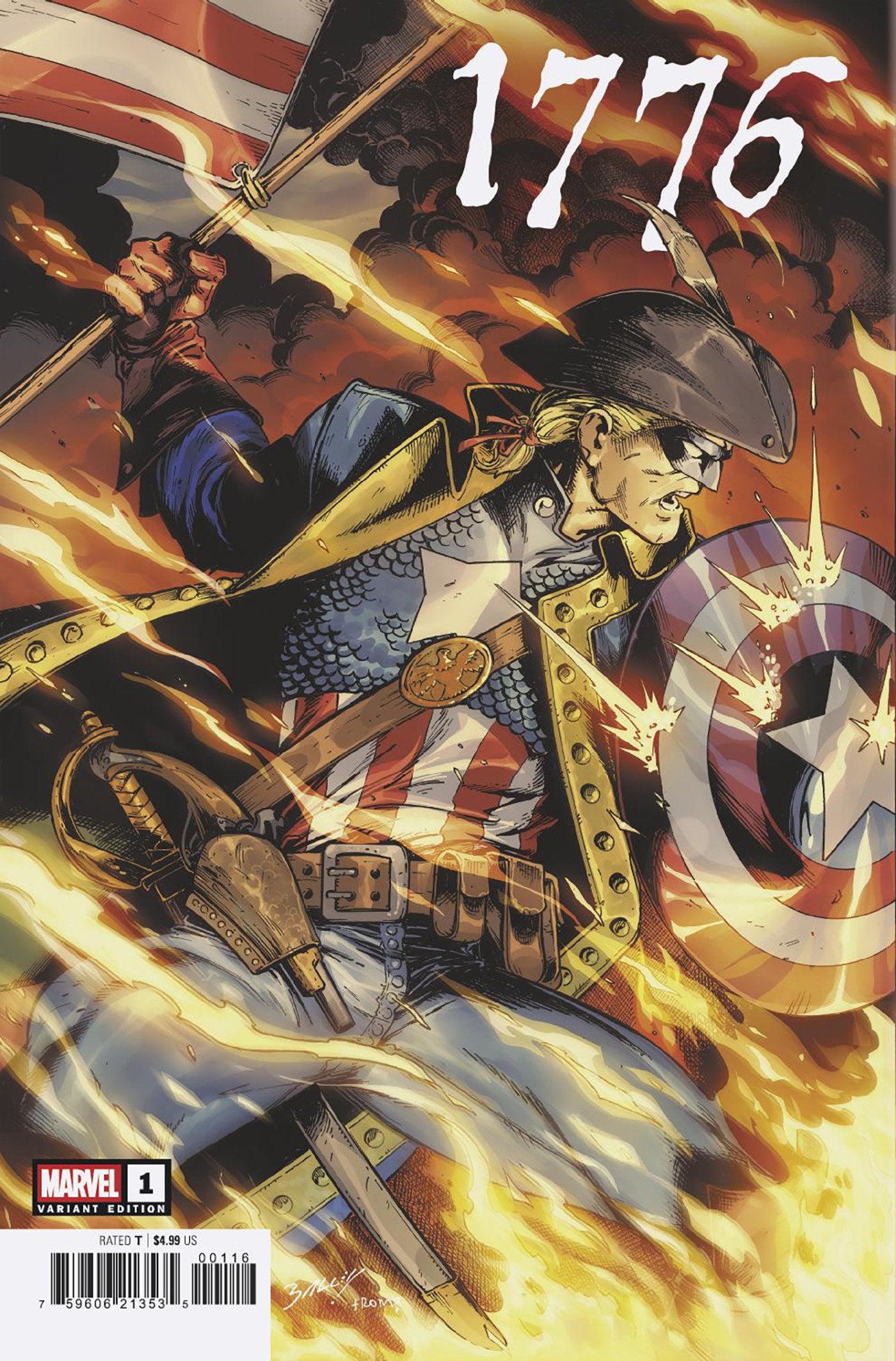 1776 #1 Mark Bagley 1:25 Variant