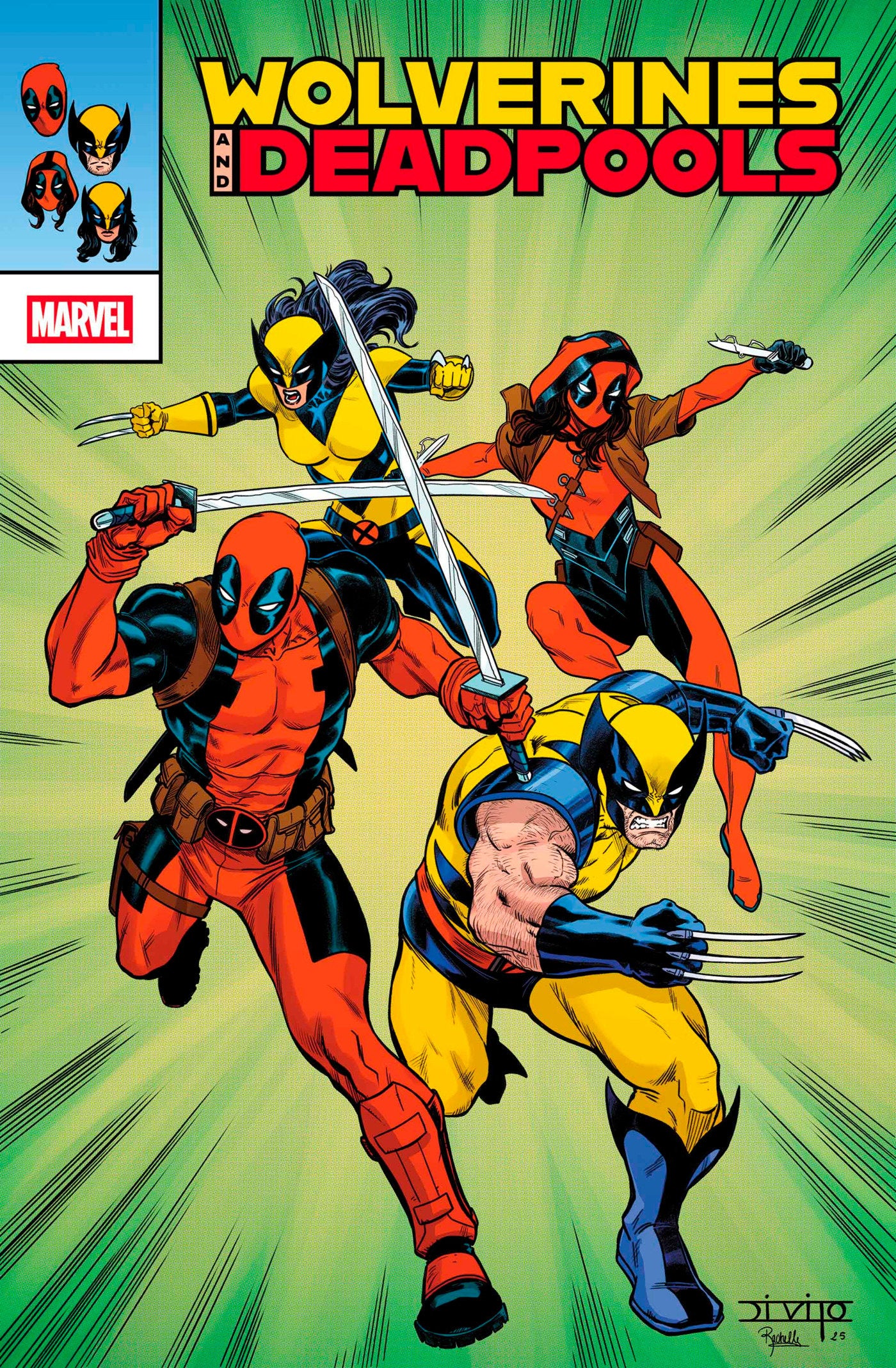 Wolverines & Deadpools (2025) #1 Andrea Di Vito Retrovision Variant