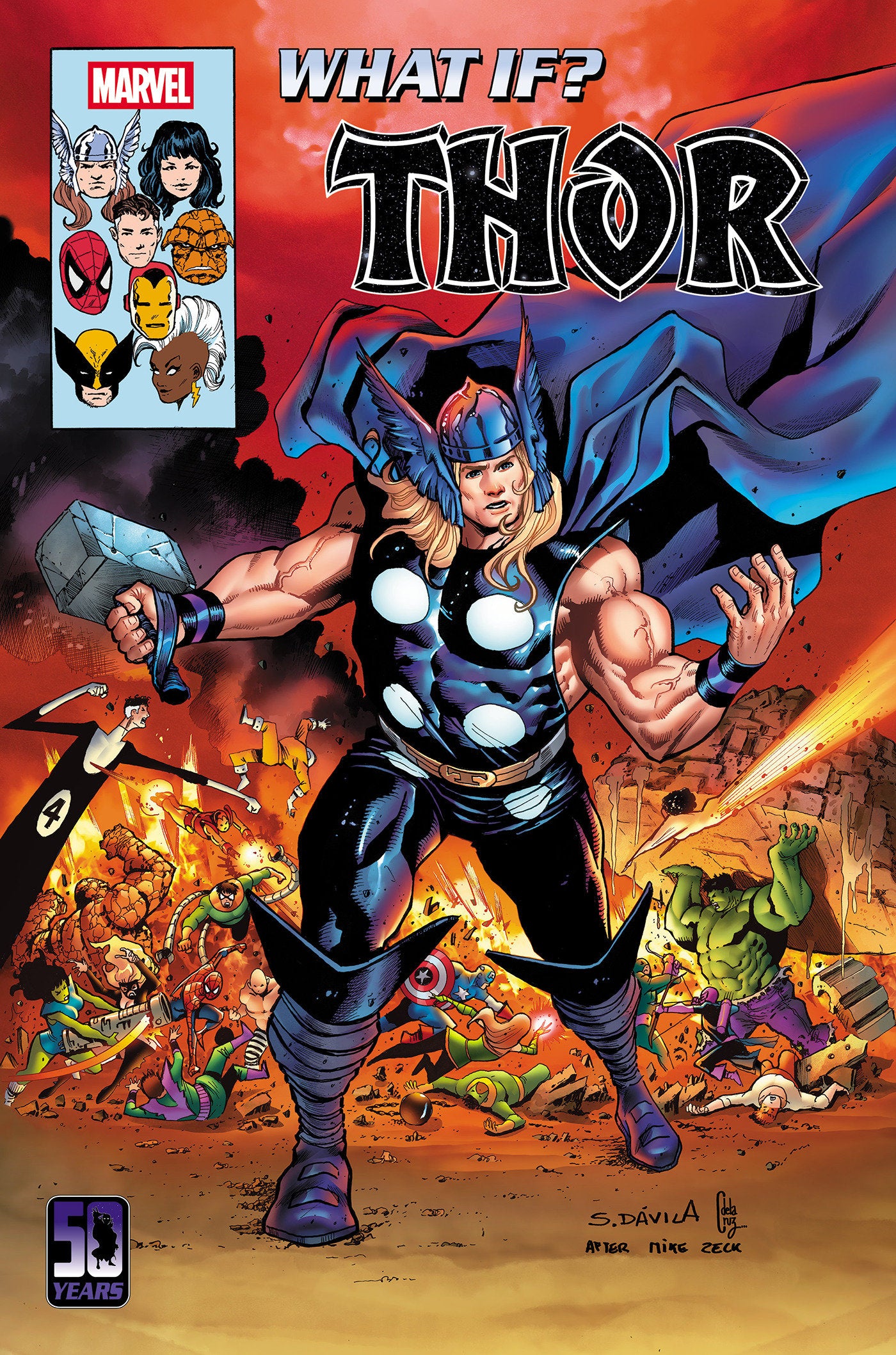 What If...? Thor #1 Sergio Davila Homage Variant