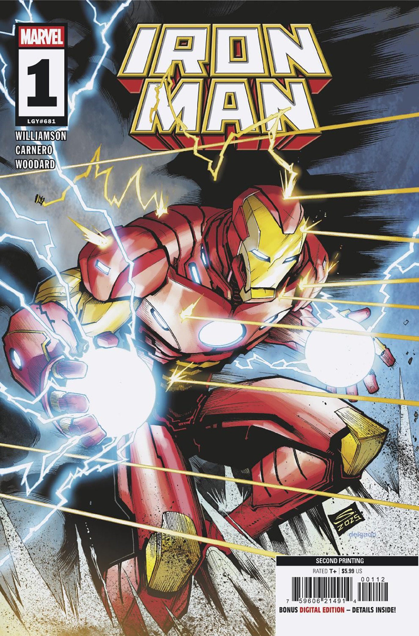 Iron Man #1 (2nd Print) Gerardo Sandoval Variant