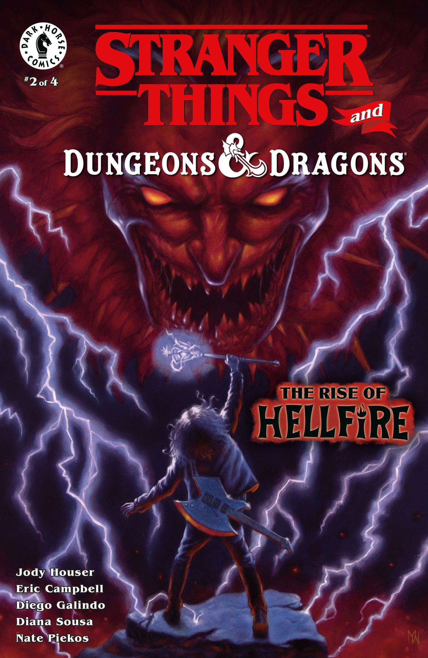 Stranger Things And Dungeons & Dragons: The Rise Of Hellfire (2025) #2 Cover A Myles Wohl