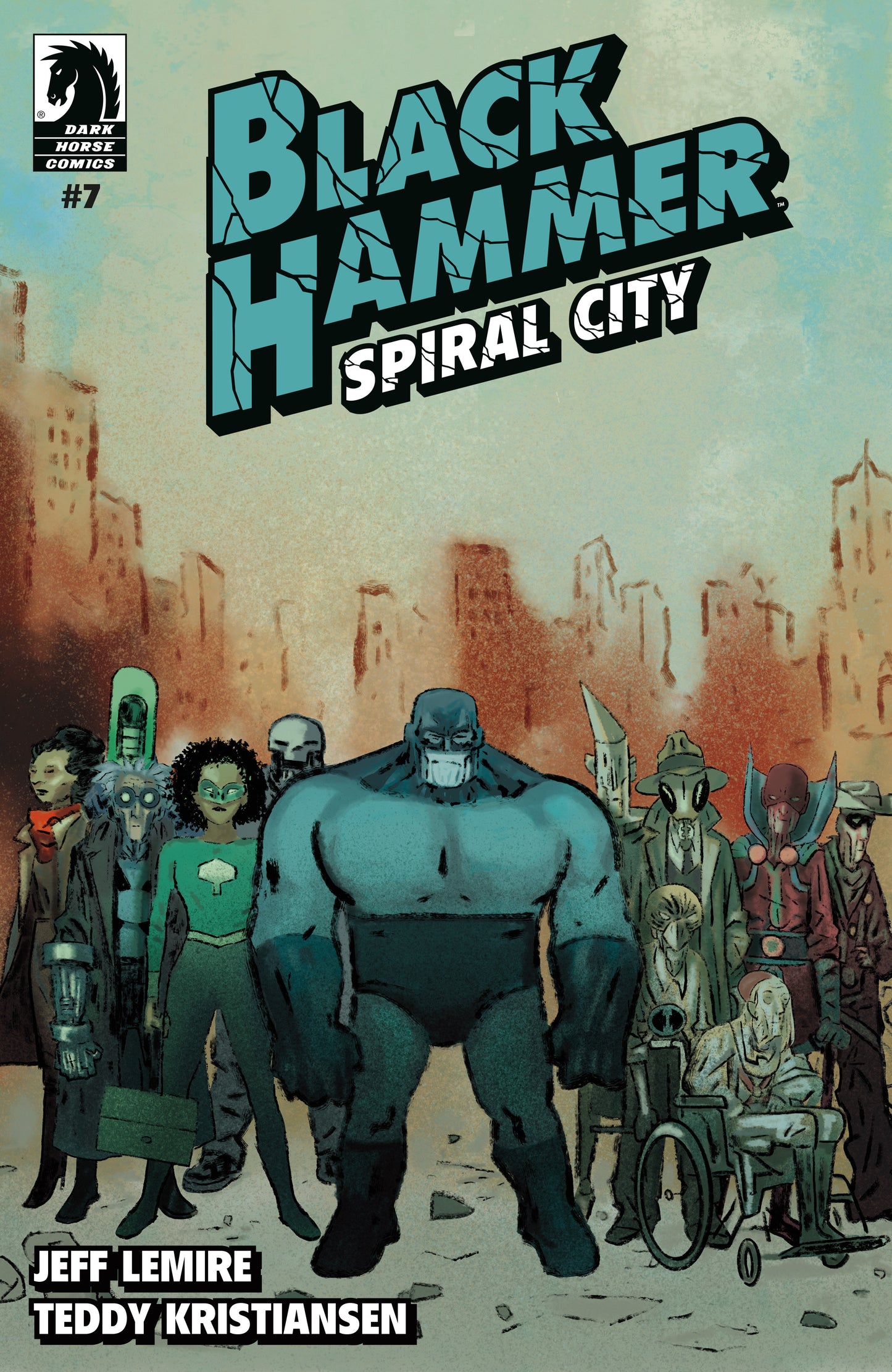Black Hammer: Spiral City (2024) #7 Cover A Teddy Kristiansen
