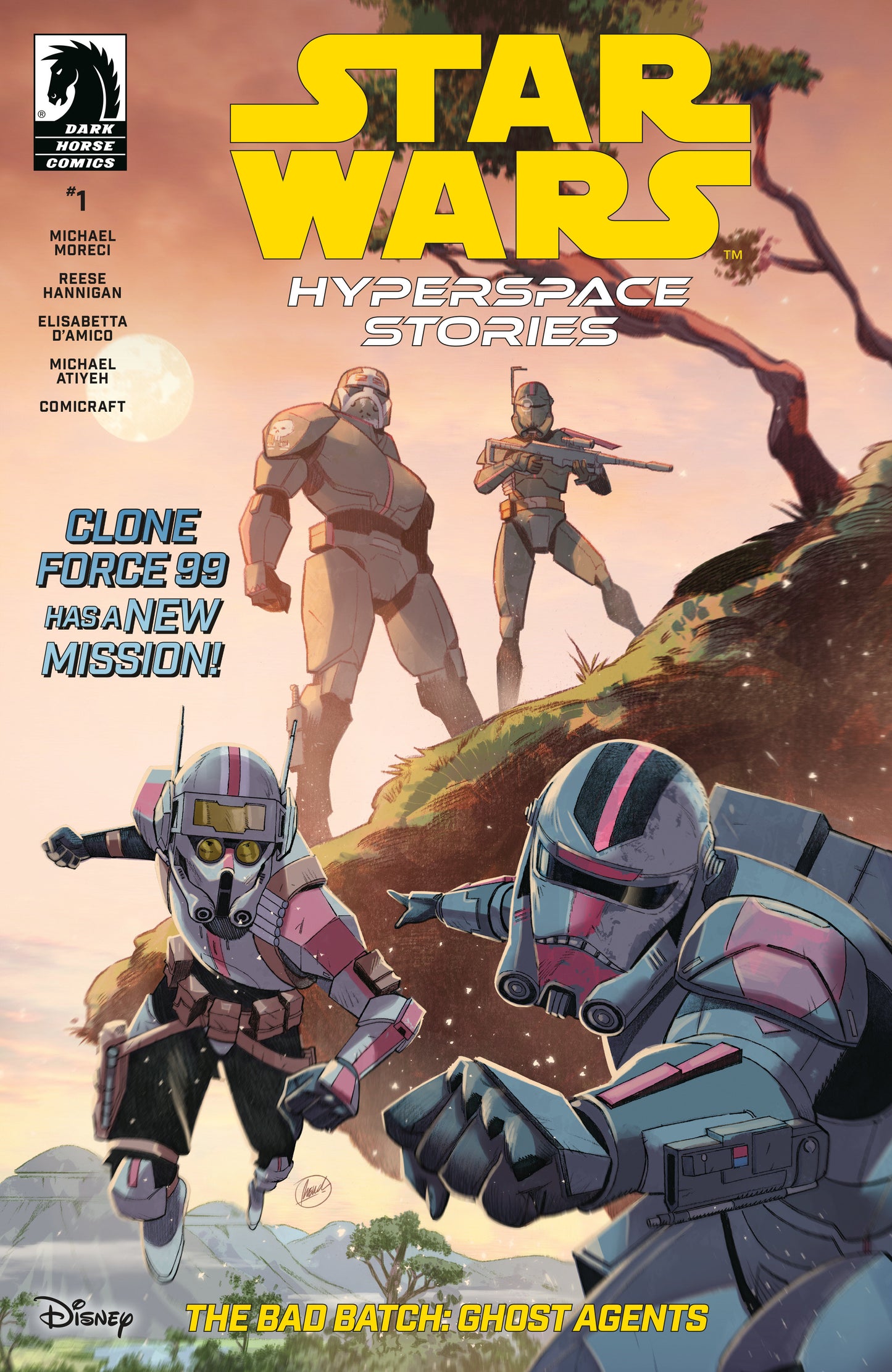 Star Wars The Bad Batch: Ghost Agents (2025) #1 Cover B Carlomagno
