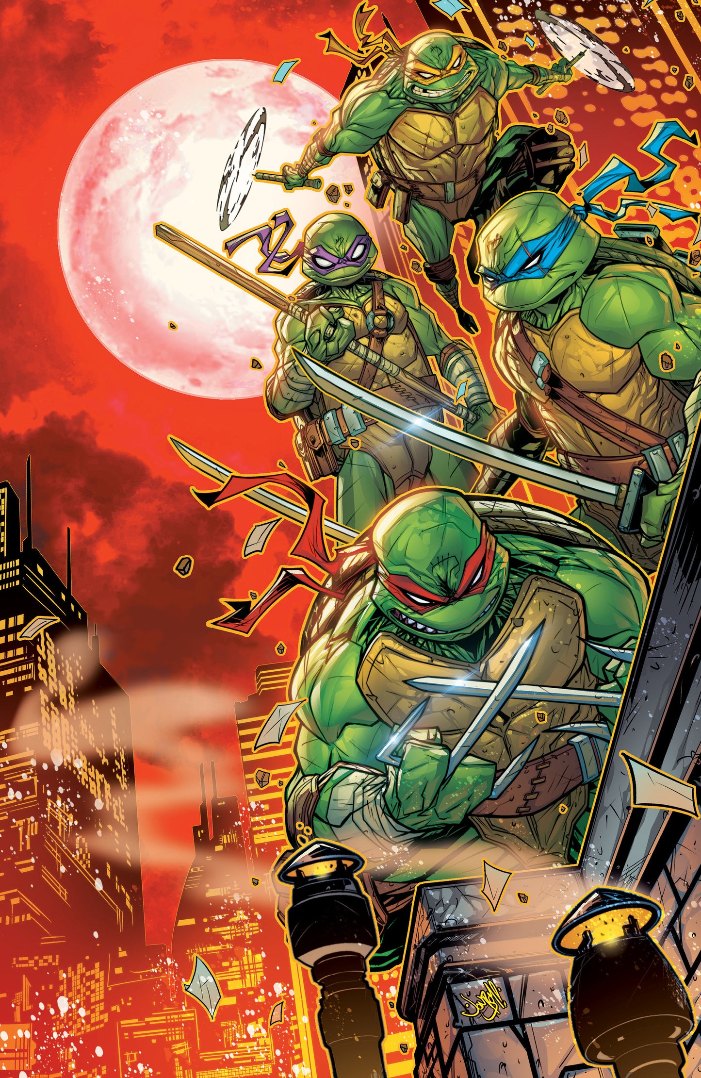 Teenage Mutant Ninja Turtles #12 Variant RI 1:50 (Meyers Full Art)