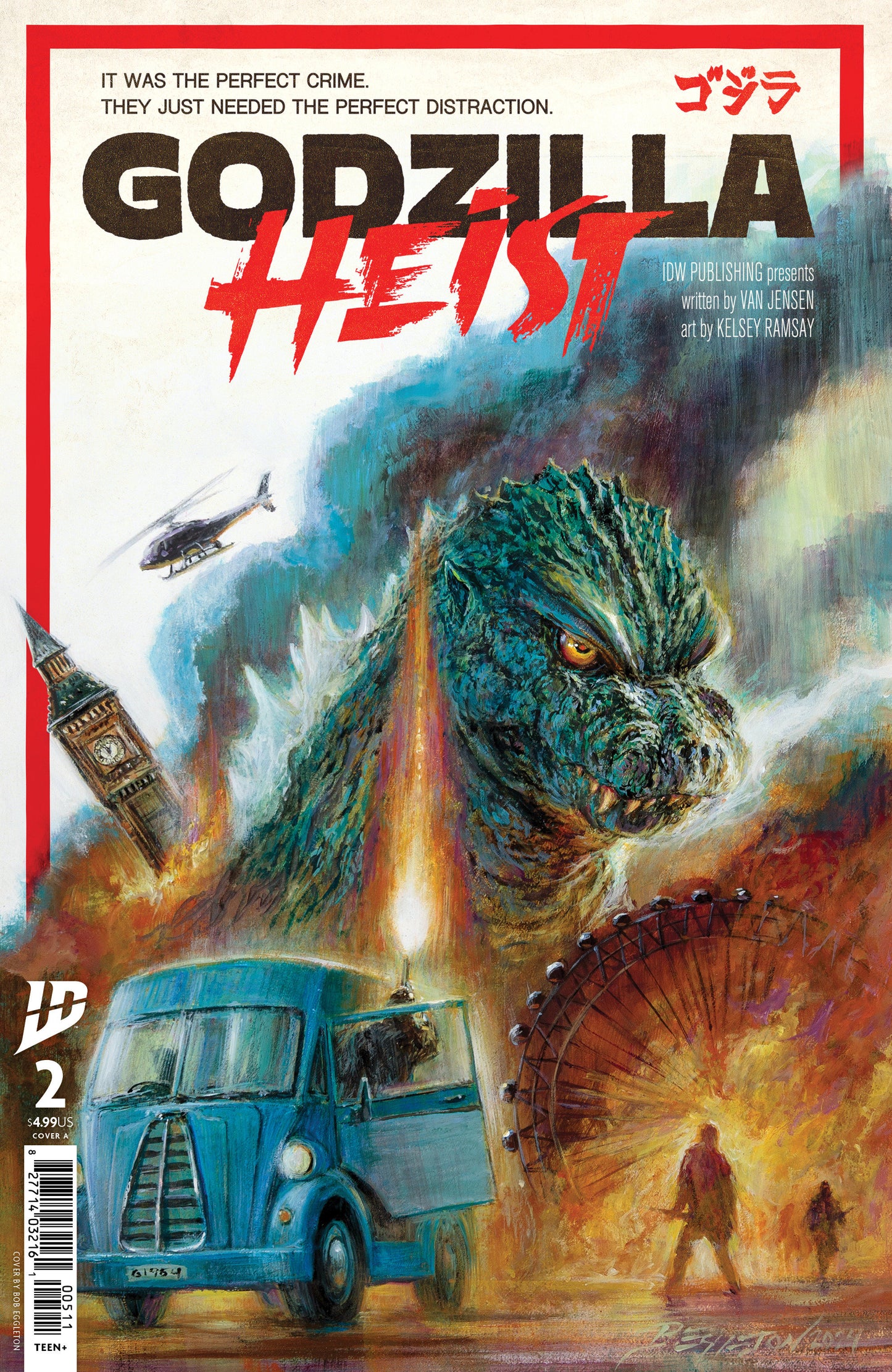 Godzilla: Heist (2025) #2 Cover A Eggleton