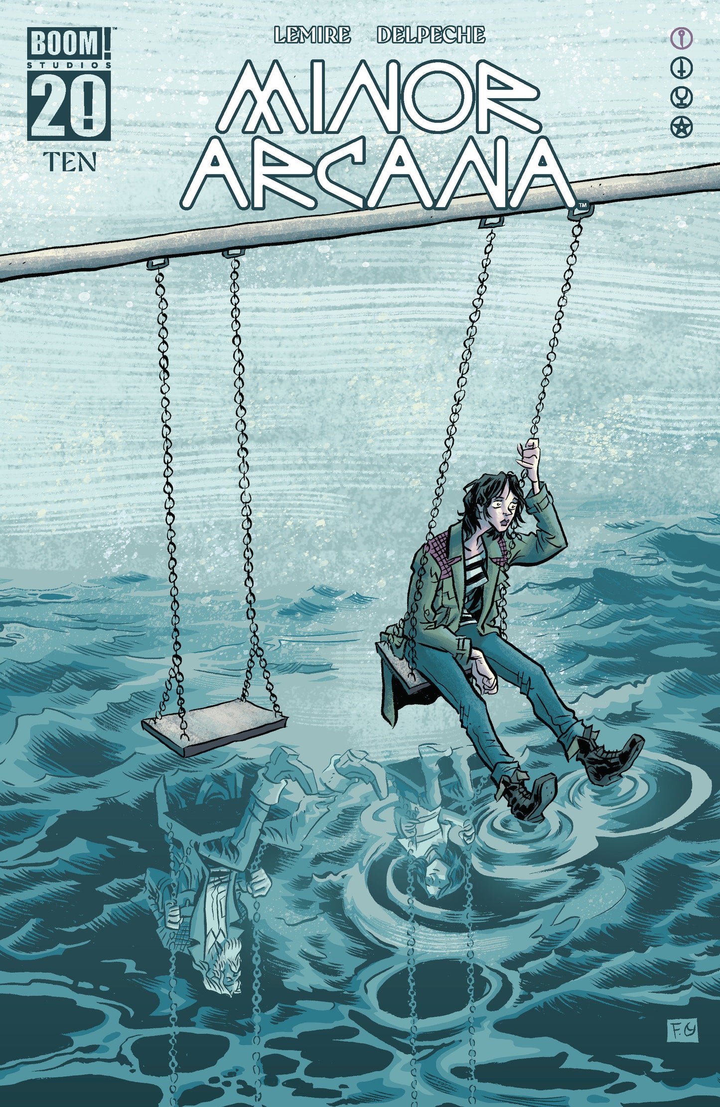 Minor Arcana #10 B Variant (Dressed, Moon)