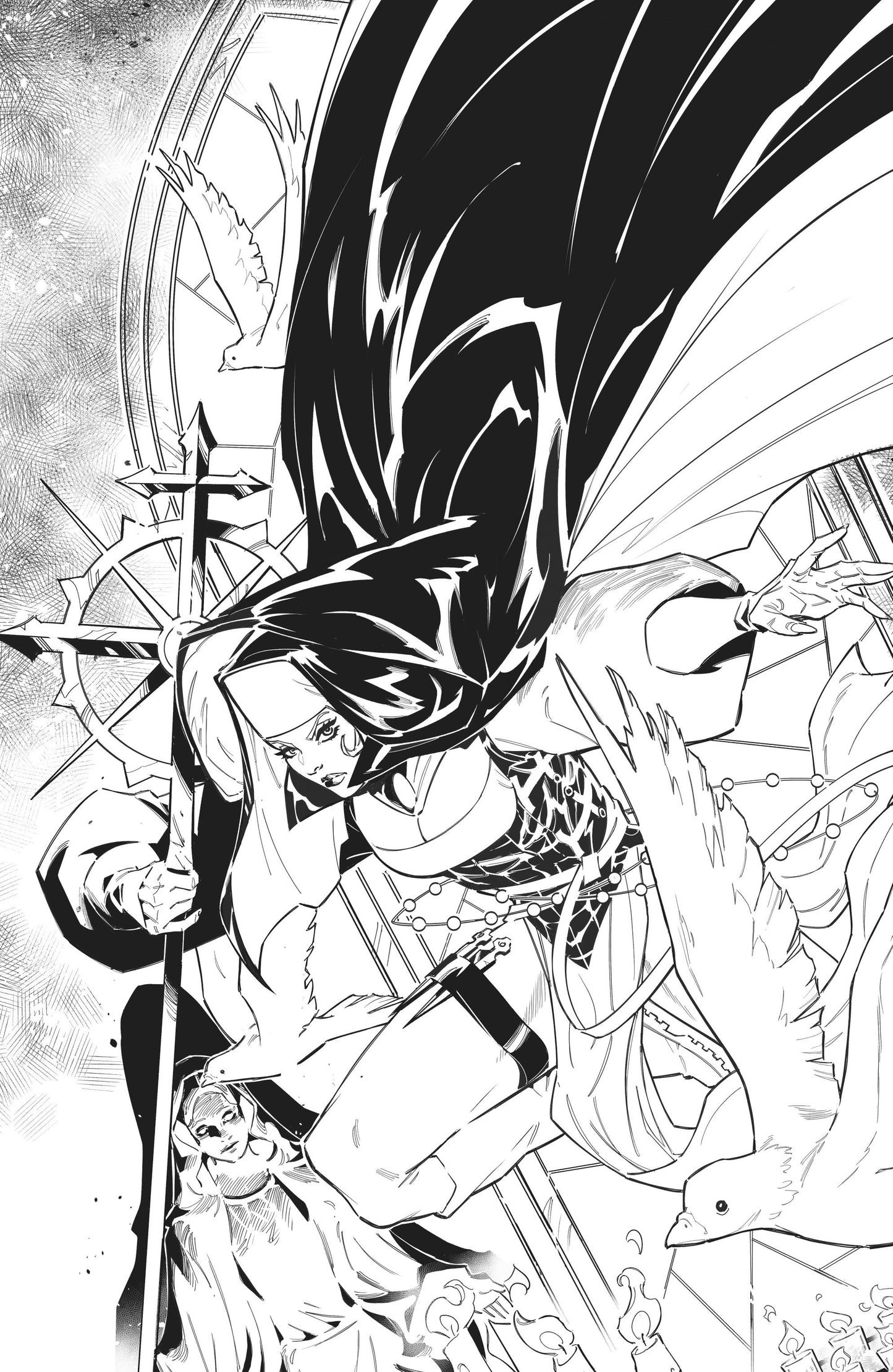 Marian Heretic #1 Zb (2nd Print) (Full Art, Inks, Jaro)