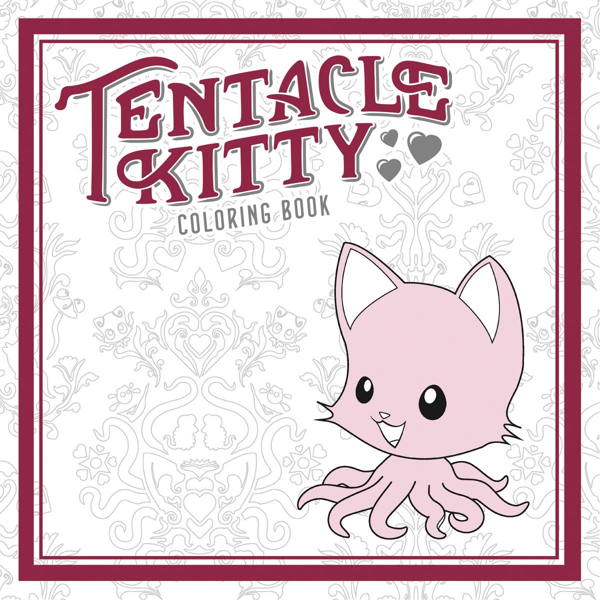 Tentacle Kitty Coloring Book Softcover