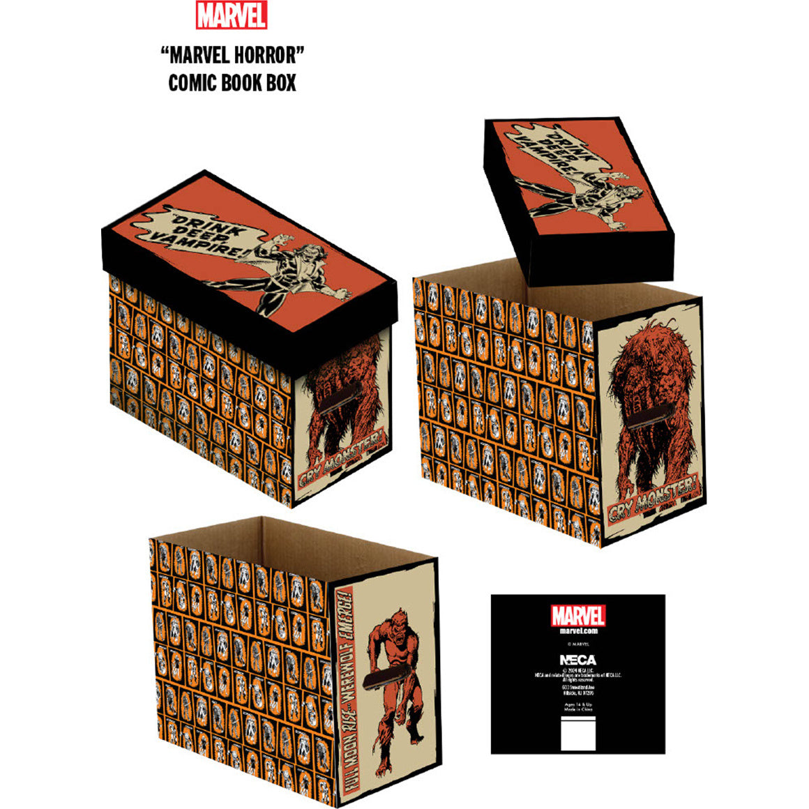 Marvel Graphic Comic Box Marvel Horror