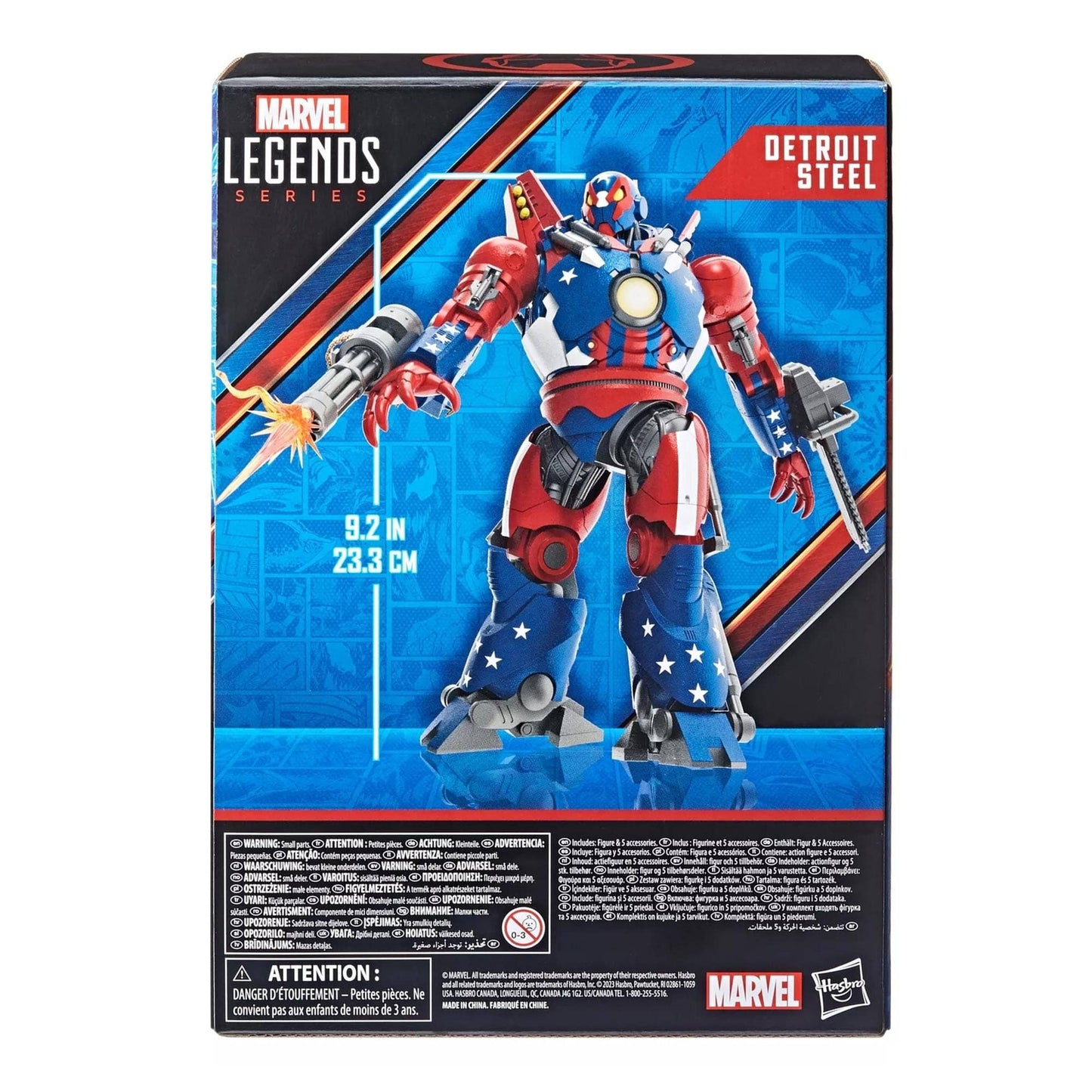 Marvel Legends Series Detroit Steel Iron Man 9" Action Fig