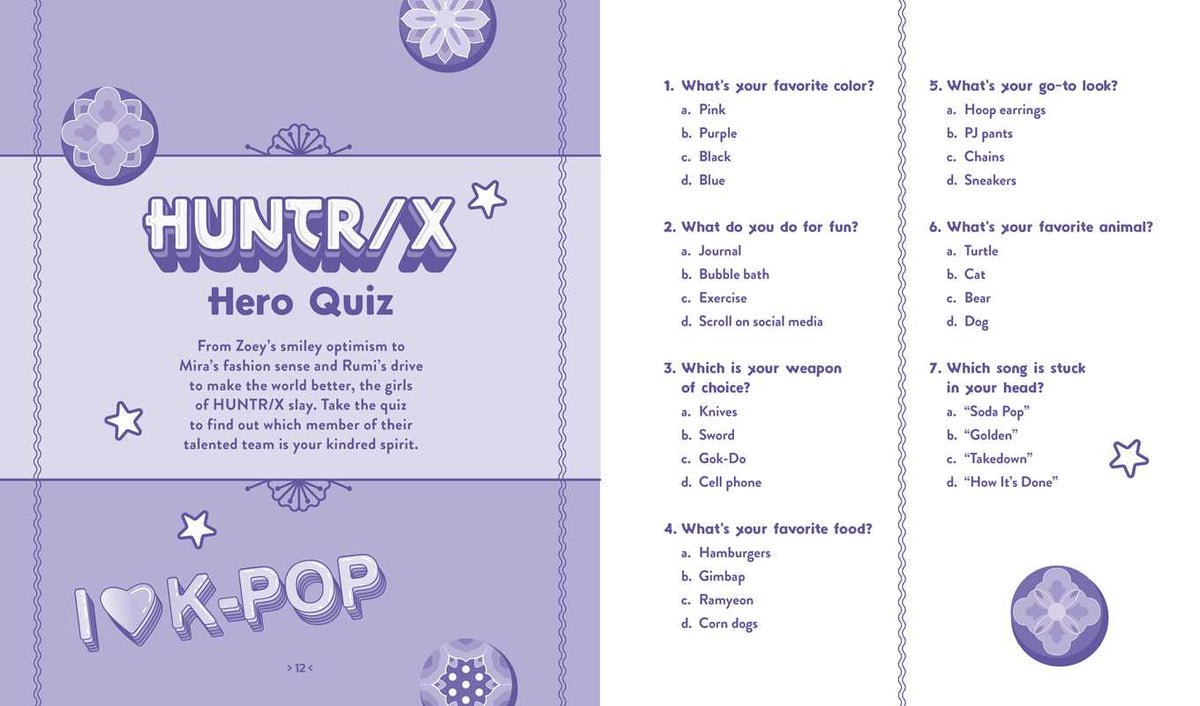 Unofficial KPop Demon Hunters Activity Book