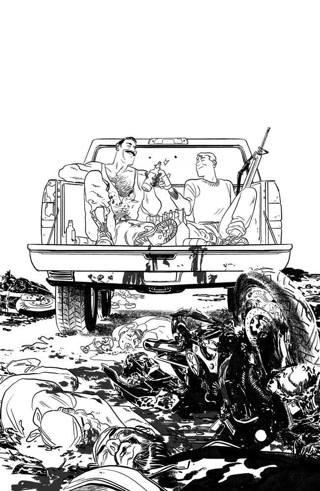 Skybound X (2021) #3 Cover F Henderson B&W 1:10 Virgin Variant