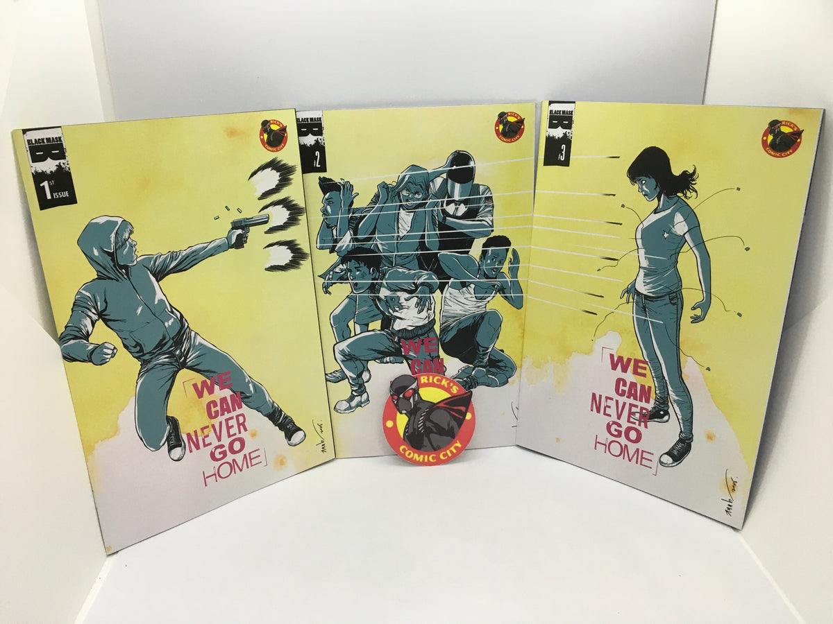 We Can Never Go Home (2015) #1, 2 & 3 Rick’s Comic City Store Variant Set