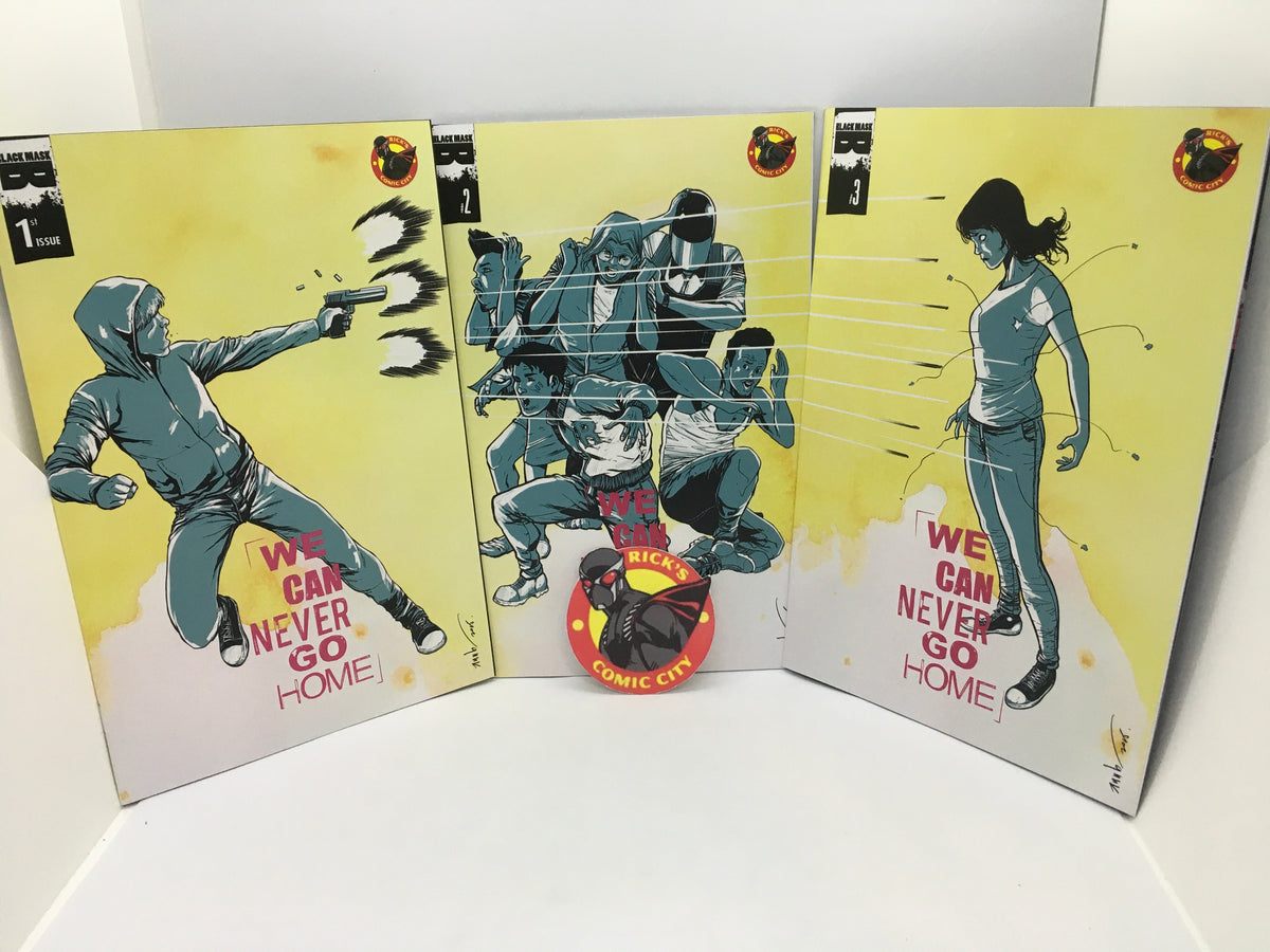 We Can Never Go Home (2015) #1, 2 & 3 Rick’s Comic City Store Variant Set