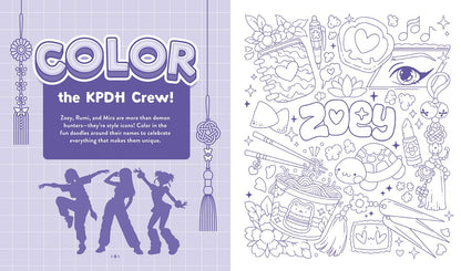 Unofficial KPop Demon Hunters Activity Book