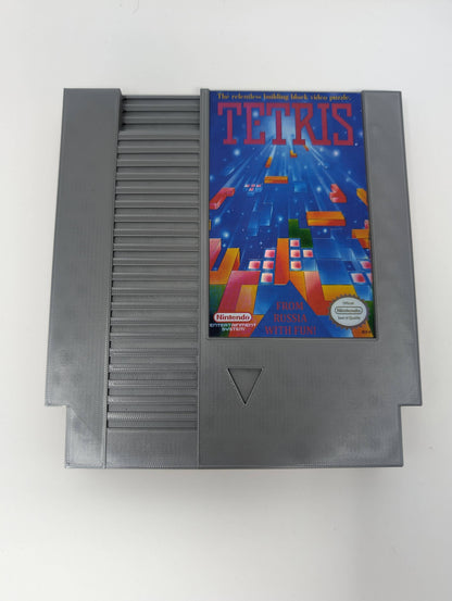 NES Game Cartridge Retro Wall Display: Tetris