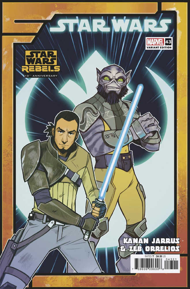 Star Wars 43 Caspar Wijngaard Jarrus And Zeb Rebels 10th Anniversary Variant