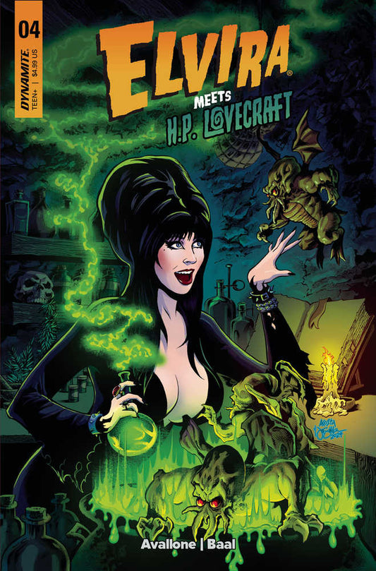 Elvira Meets HP Lovecraft (2024) #4 Cover A