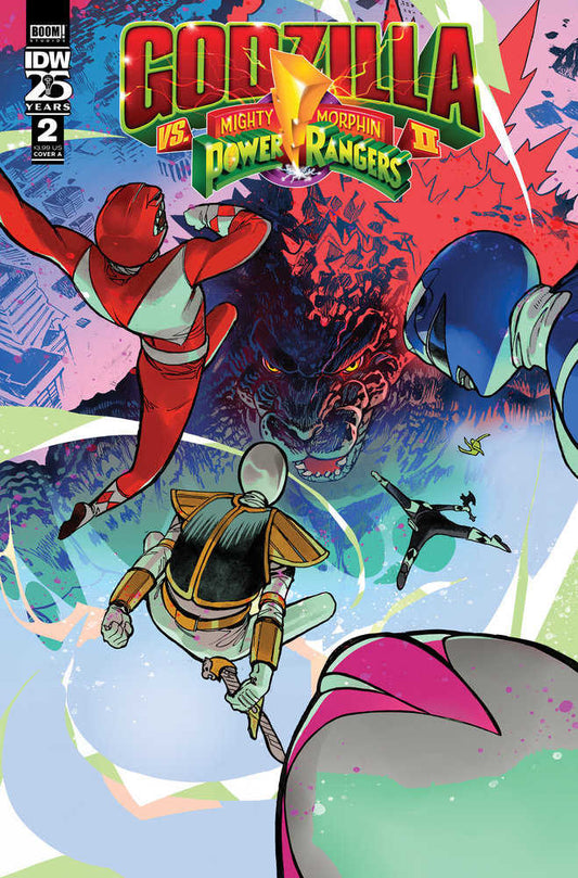 Godzilla vs The Mighty Morphin Power Rangers II (2024) #2 Cover A