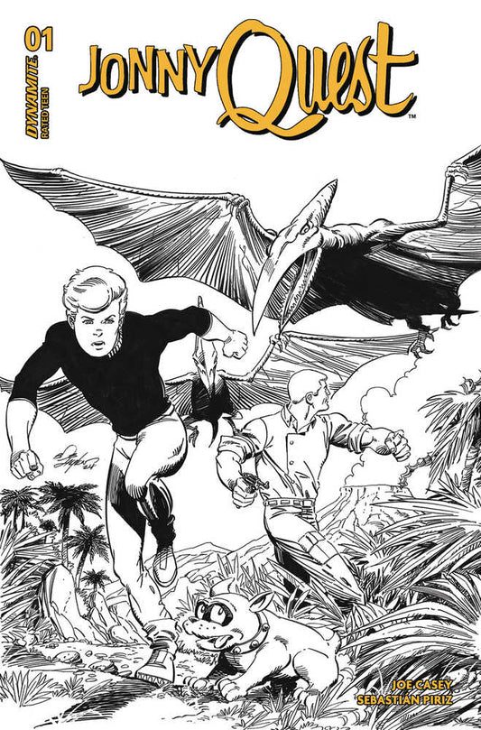 Jonny Quest #1 Cover N 10 Copy Variant Edition Layton Line Art