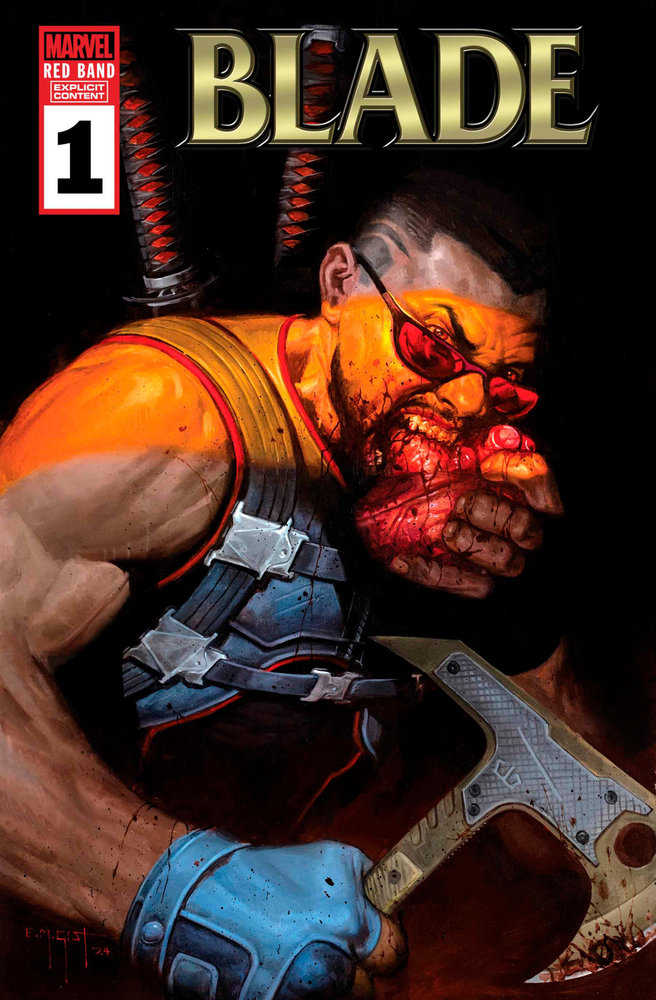 Blade (2024) #1 (of 5) Red Band Em Gist Variant (Polybagged)