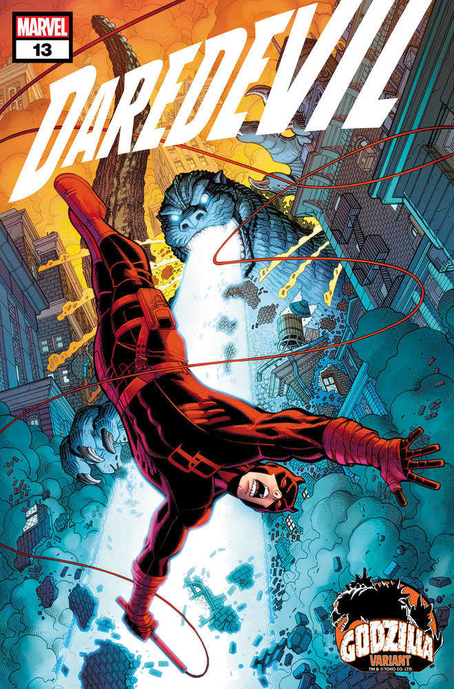 Daredevil (2023) #13 Nick Bradshaw Godzilla Variant