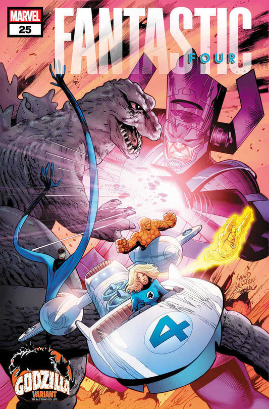 Fantastic Four (2022) #25 Greg Land Godzilla Variant