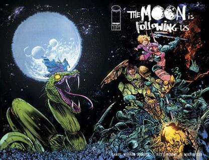 The Moon Is Following Us (2024) # 1 (of 10) Cover B Daniel Warren Johnson & Mike Spicer Wraparound Variant