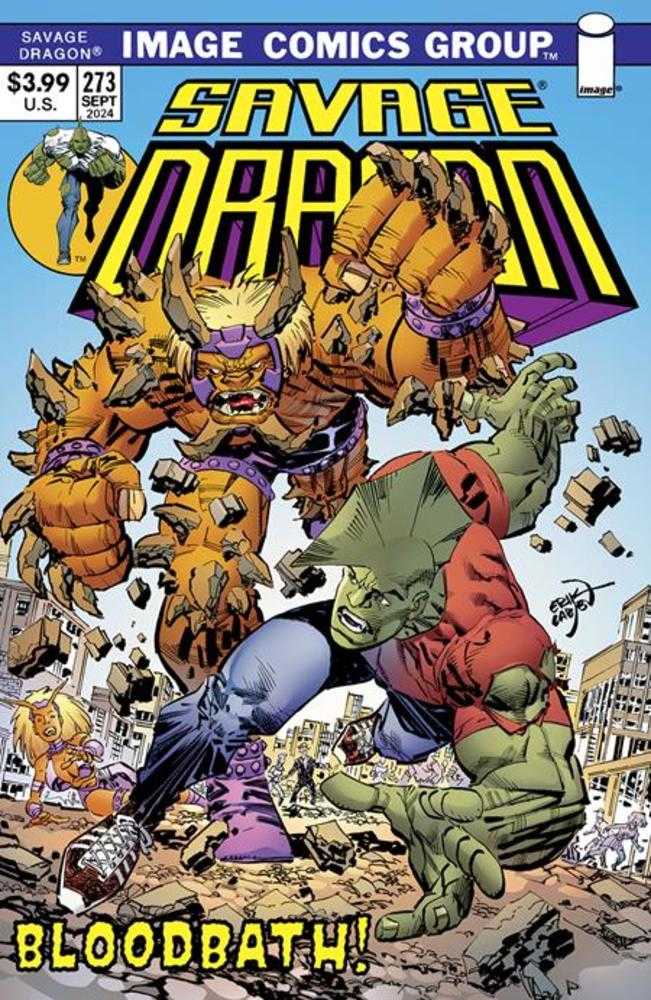 Savage Dragon #273 Cover B Erik Larsen 70s Trade Dress Variant (Mature)