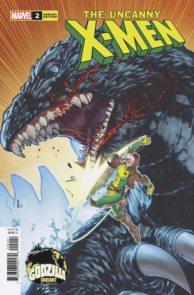 Uncanny X-Men (2024) # 2 David Baldeon Godzilla Variant