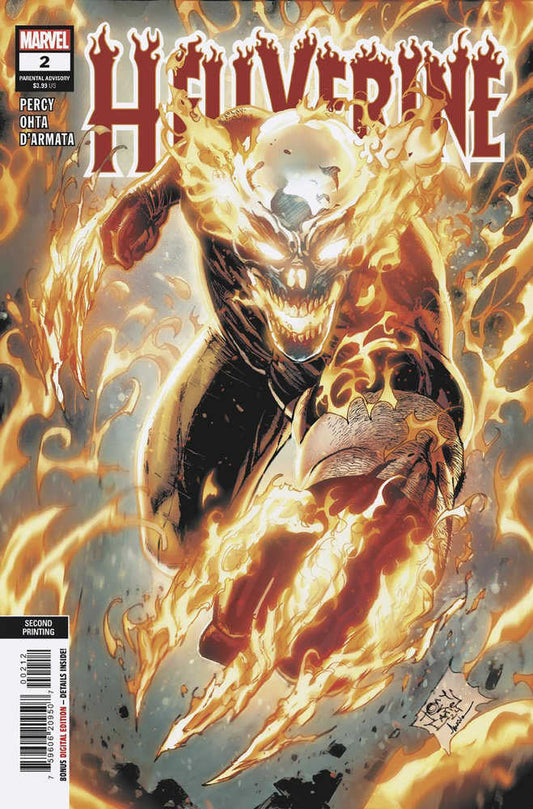 Hellverine (2024) #2 (2nd Print) Tony Daniel Variant