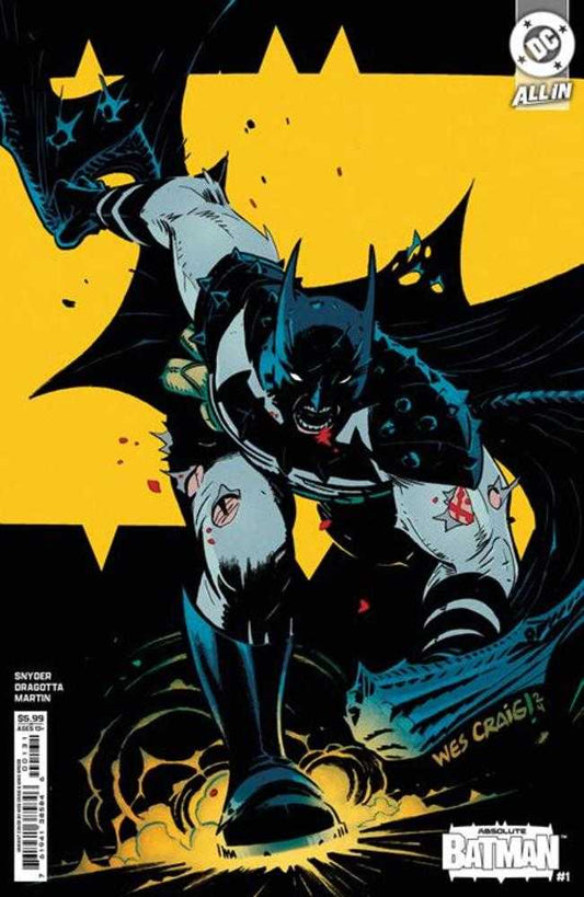 Absolute Batman (2024) # 1 Cover B Wes Craig Card Stock Variant