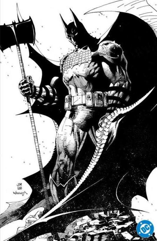 Absolute Batman (2024) # 1 Cover H 1 in 100 Jim Lee Black & White Card Stock Variant