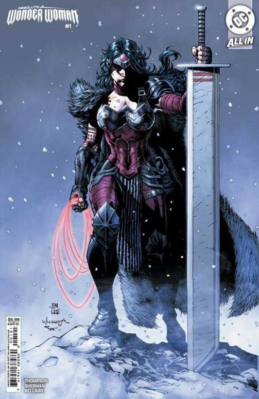 Absolute Wonder Woman (2024) # 1 Cover C Jim Lee Card Stock Variant