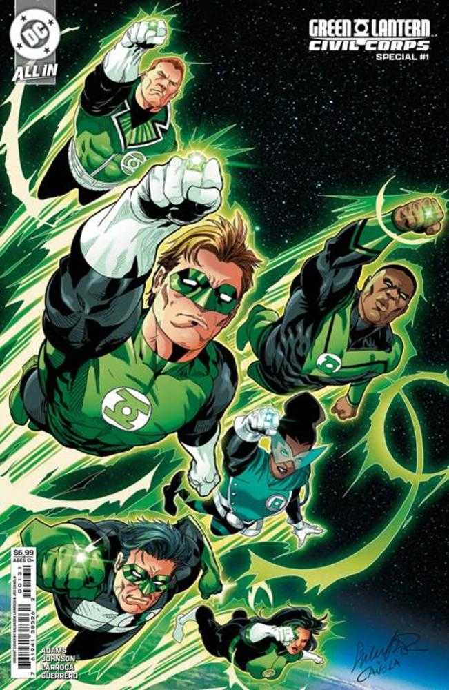 Green Lantern Civil Corps Special (2024) One-Shot Cover B Salvador Larroca Card Stock Variant