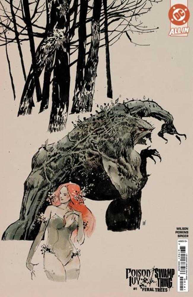 Poison Ivy/Swamp Thing: Feral Trees (2024) One-Shot Cover D 1 in 25 Ashley Wood Card Stock Variant