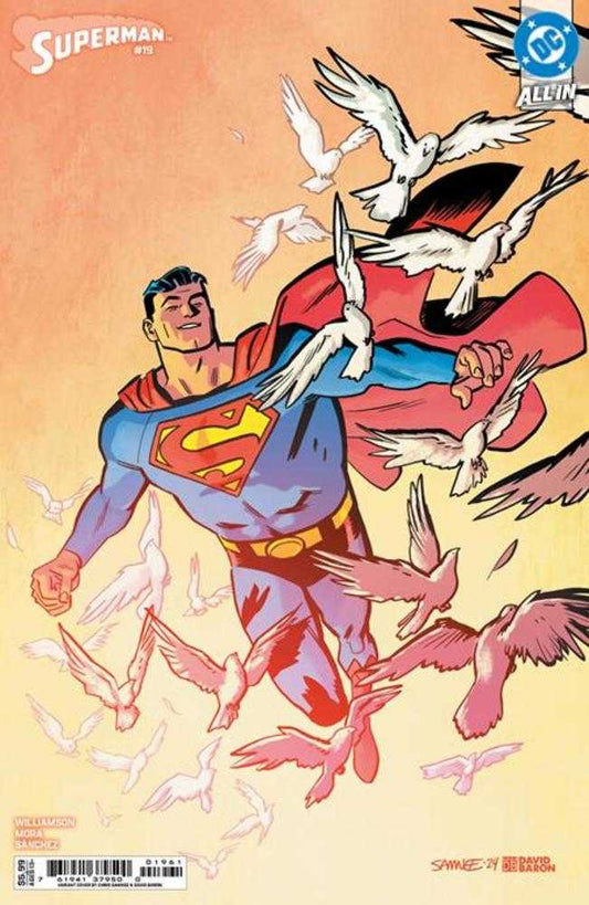 Superman (2023) #19 Cover D Chris Samnee Card Stock Variant