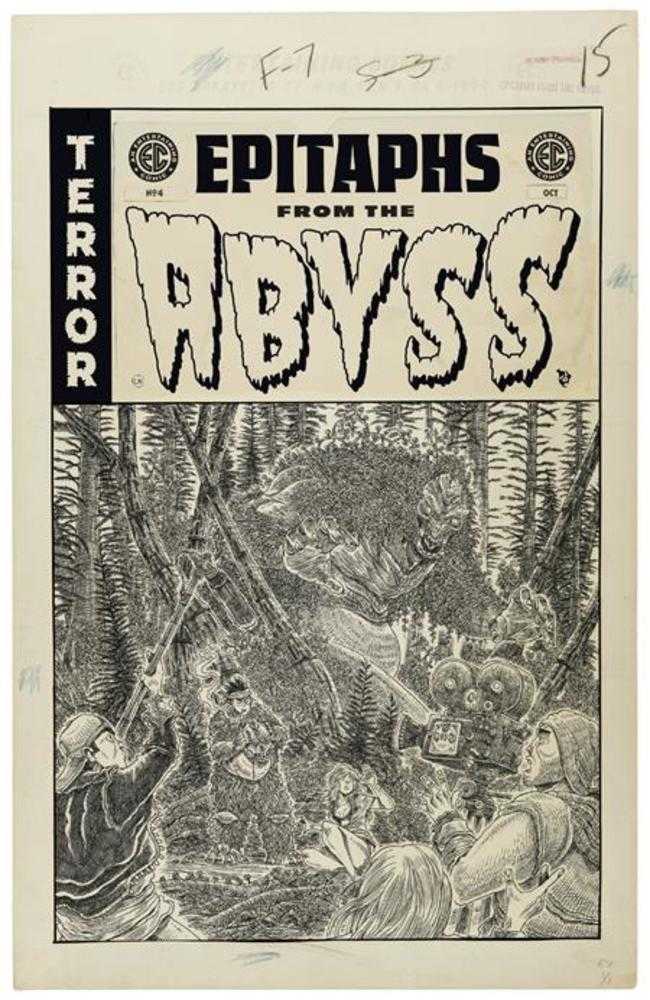 EC Epitaphs From The Abyss (2024) # 4 (of 12) Cover D Inc 1:20 James Stokoe Black & White Artist Edition Variant