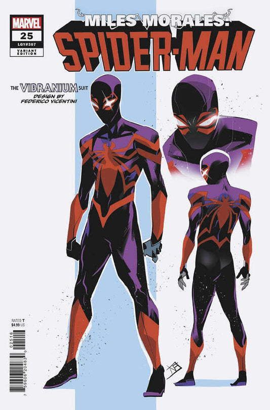 Miles Morales: Spider-Man (2022) #25 Federico Vicentini Design Variant