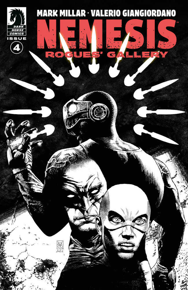 Nemesis: Rogues' Gallery #4 (Cover B) (Black & White) (Valerio Giangiordano)