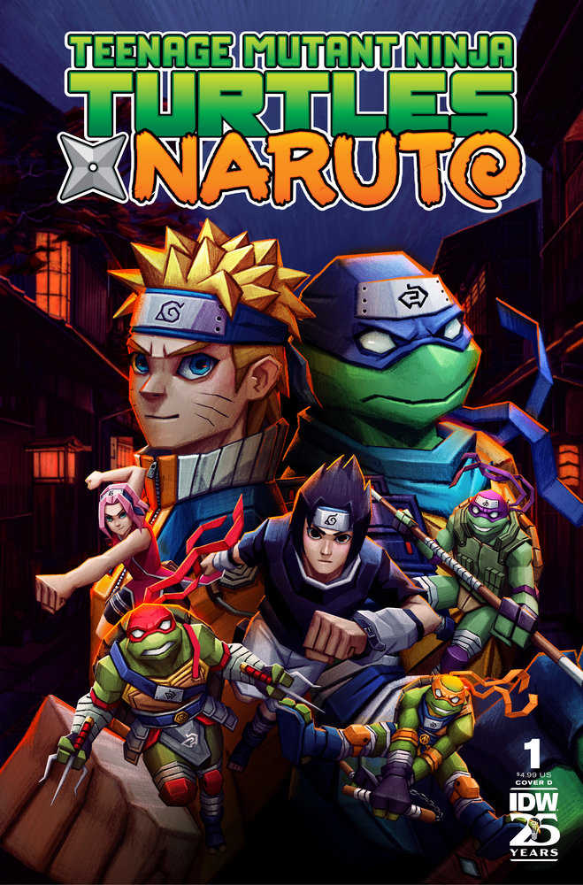 Teenage Mutant Ninja Turtles X Naruto (2024) #1 Cover D Moncayo