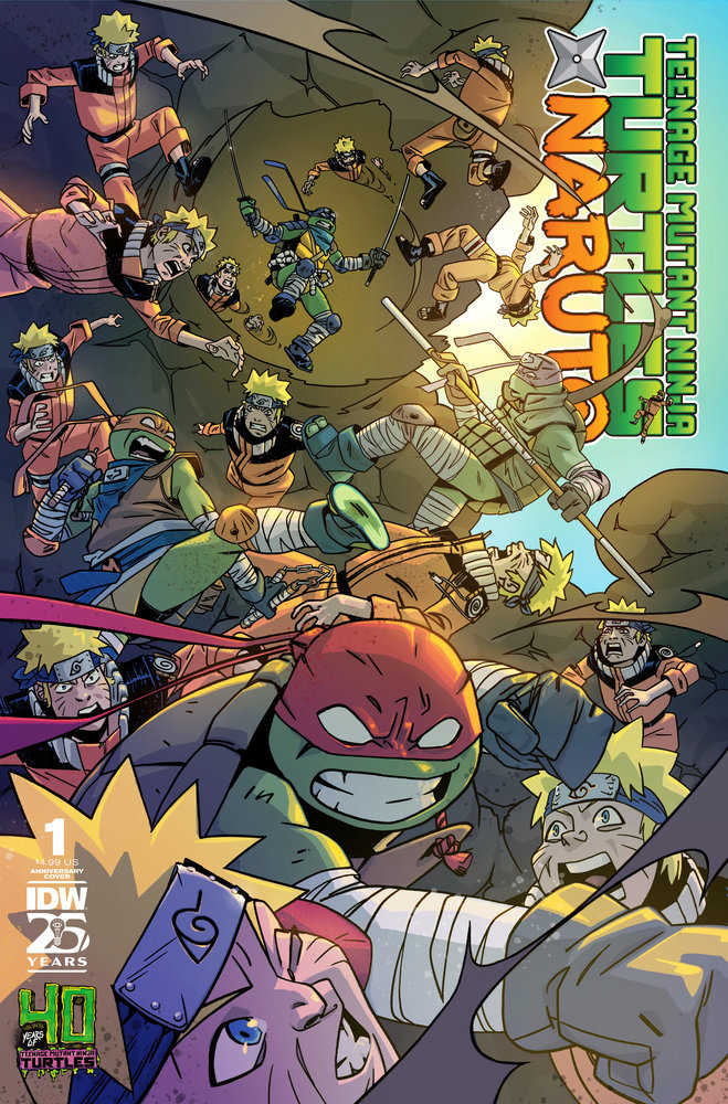 Teenage Mutant Ninja Turtles X Naruto (2024) #1 40th Anniv Duncan