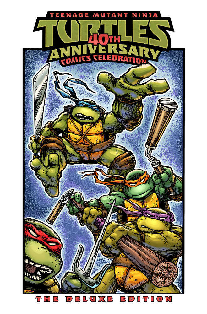 Teenage Mutant Ninja Turtles 40th Anniv Comics Celebration Deluxe Edition Hardcover