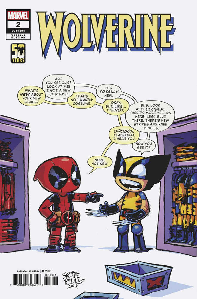 Wolverine (2024) # 2 Skottie Young Variant