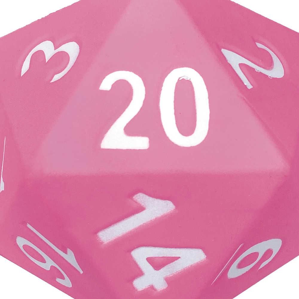 Pink Foam 5 In D20 Dice