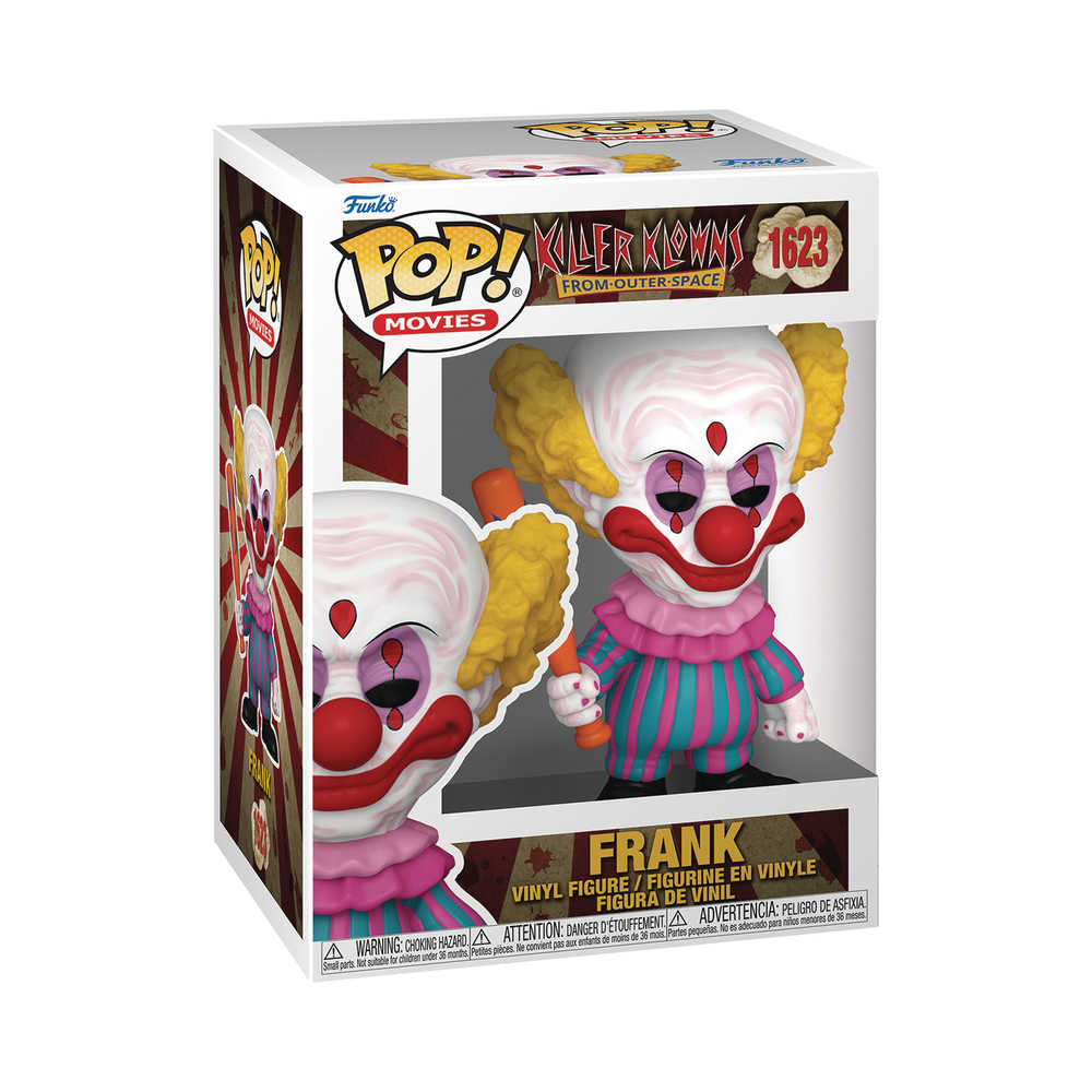 Pop Movies Killer Klowns Outerspace Frank Vinyl Figure