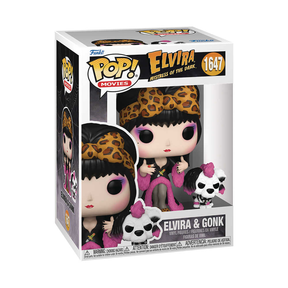 Pop & Buddy Elvira & Gonk Vinyl Figure