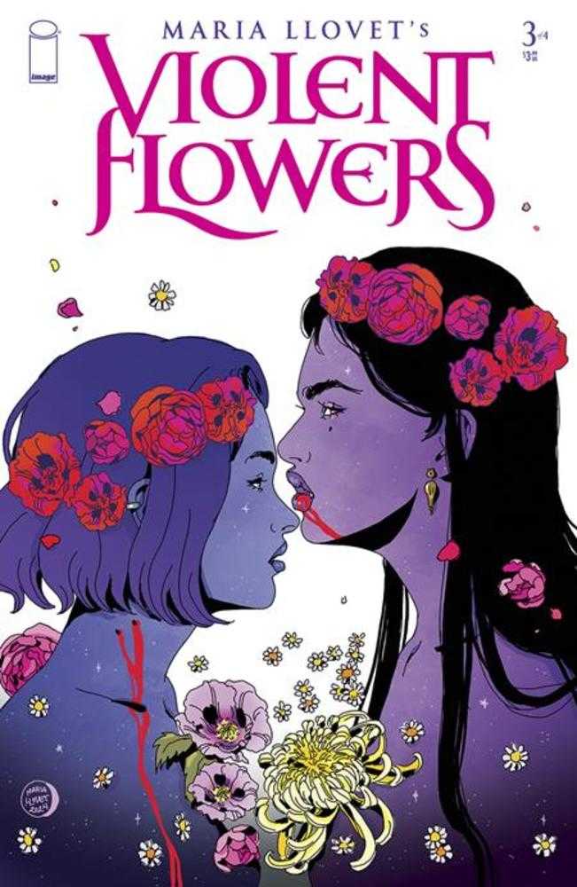 Violent Flowers (2024) #3 (of 4) Cover B Maria Llovet Flower Crown Variant (Mature)