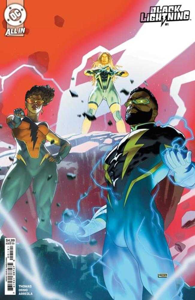 Black Lightning (2024) #1 Cover B Taurin Clarke Card Stock Variant