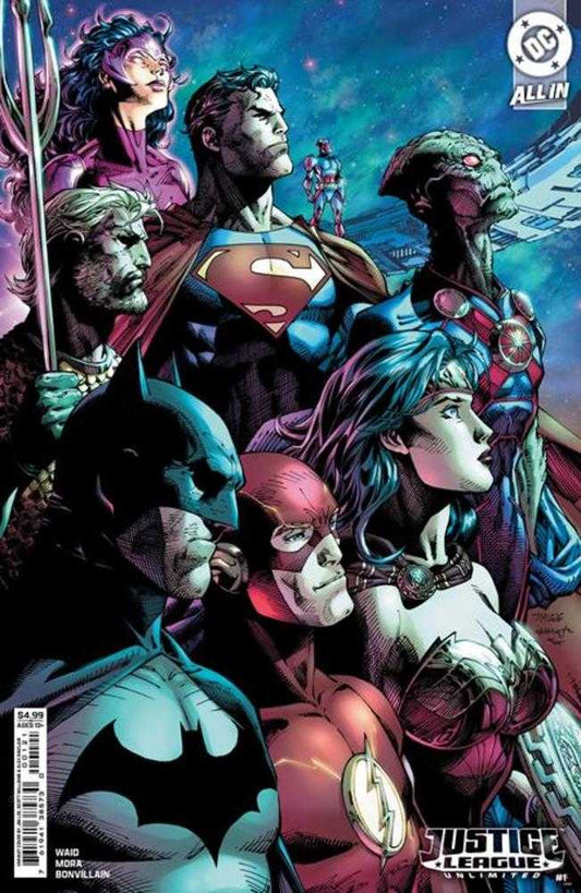 Justice League Unlimited (2024) # 1 Cover B Jim Lee Card Stock Variant